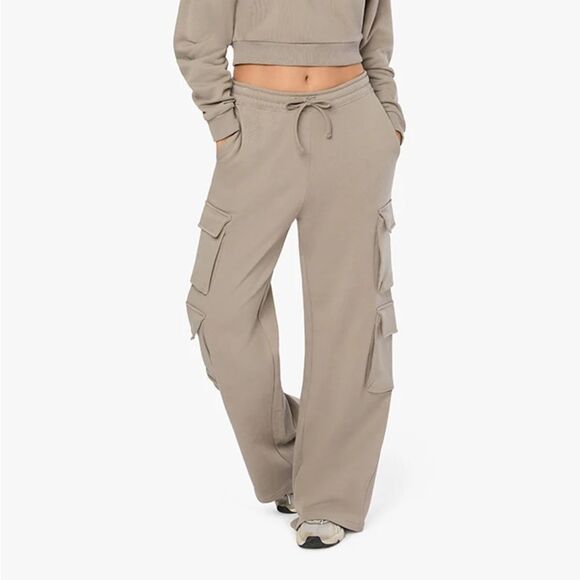 New WeWoreWhat Grey Cargo Sweatpants Straight Leg XXL 🌺 - Picture 1 of 7